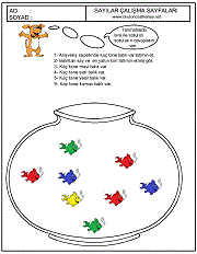 birinci sınıflar için sayı çizgi çalışmaları